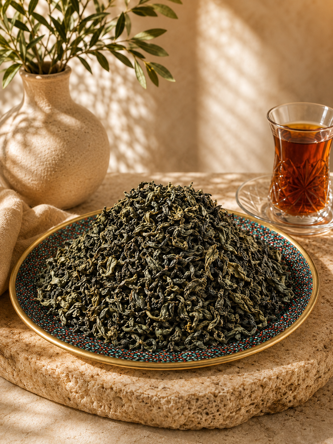چای سبز چینی ساچمه ای